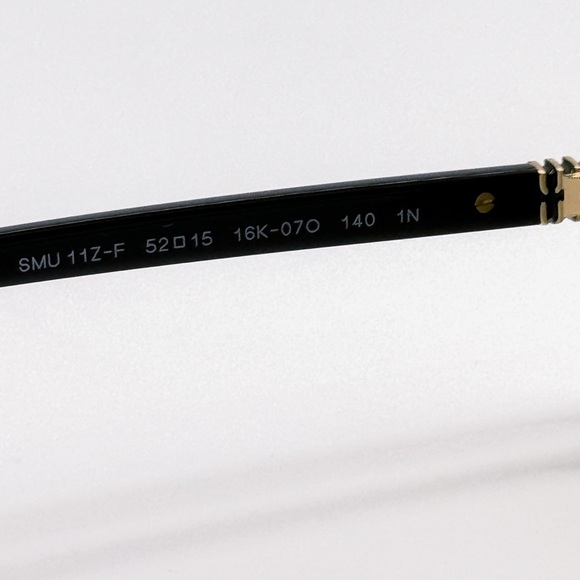 NEW MIU MIU MU11ZS 16K070 SQUARE MU11ZS WOMEN MU11ZS 16K07O BLACK SUNGLASSES - Picture 12 of 14